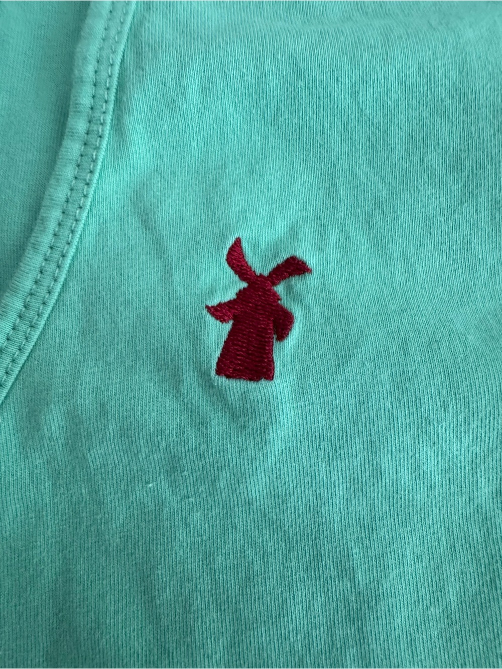 Dutch Bros Good Vibes Melty Happy Face Tank Top Medium Mint Green - Picture 4 of 7